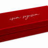 İsim Baskılı Kadife Hediye Kutusu 25 × 15 × 5 cm