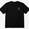 Unisex Bisiklet Yaka Logo Baskılı Tişört