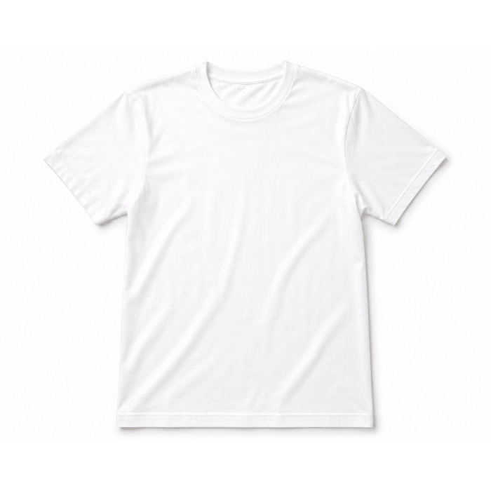 Unisex Bisiklet Yaka Baskısız Tişört